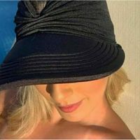 Fashion Women's Summer Uv Protection Big Brim Elastic Adjustable Hat sku image 4