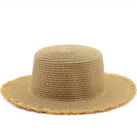Fashion Foldable Summer Beach Hat Sun Protection Outdoor Straw Hat Wholesale main image 1