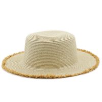 Fashion Foldable Summer Beach Hat Sun Protection Outdoor Straw Hat Wholesale main image 3