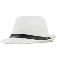 Men's Fashion Gift Wholesale Beach Sun Hat Simple Retro Solid Color Hat sku image 6
