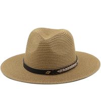 Printemps Et En Été Nouvelle Mode En Plein Air Occasionnels D'été Pare-soleil Chapeau De Paille main image 2