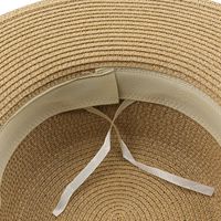 Fashion Retro Straw Hat Sun Protection Seaside Beach Hat Female Summer Big Edge main image 5