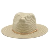 Or Ceinture Décorative De Paille Plage Hommes Et Femmes Balnéaire Soleil En Plein Air Protection Chapeau main image 6