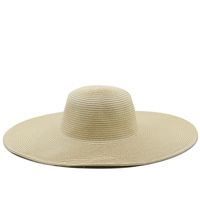13cm Candy Color Women's Wide Brim Beach Sun-proof Sun Straw Hat sku image 16