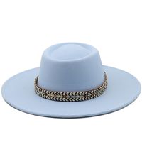 Fashion Ethnic Autumn And Winter Men's And Women's Couple Broad-brimmed Hat main image 1
