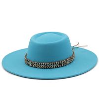 Fashion Ethnic Autumn And Winter Men's And Women's Couple Broad-brimmed Hat sku image 3