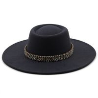 Fashion Ethnic Autumn And Winter Men's And Women's Couple Broad-brimmed Hat sku image 9