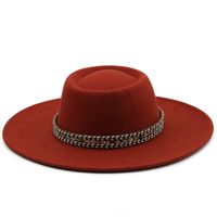 Fashion Ethnic Autumn And Winter Men's And Women's Couple Broad-brimmed Hat sku image 18