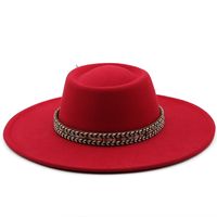 Fashion Ethnic Autumn And Winter Men's And Women's Couple Broad-brimmed Hat sku image 14