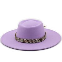 Fashion Ethnic Autumn And Winter Men's And Women's Couple Broad-brimmed Hat sku image 1