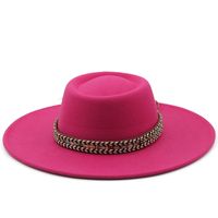 Fashion Ethnic Autumn And Winter Men's And Women's Couple Broad-brimmed Hat sku image 11