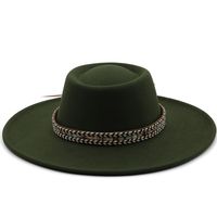 Fashion Ethnic Autumn And Winter Men's And Women's Couple Broad-brimmed Hat sku image 8