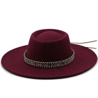 Fashion Ethnic Autumn And Winter Men's And Women's Couple Broad-brimmed Hat sku image 12