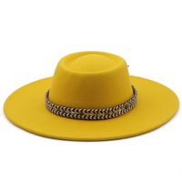 Fashion Ethnic Autumn And Winter Men's And Women's Couple Broad-brimmed Hat sku image 13