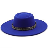 Fashion Ethnic Autumn And Winter Men's And Women's Couple Broad-brimmed Hat sku image 7