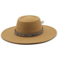 Fashion Ethnic Autumn And Winter Men's And Women's Couple Broad-brimmed Hat sku image 10