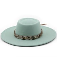 Fashion Ethnic Autumn And Winter Men's And Women's Couple Broad-brimmed Hat sku image 15