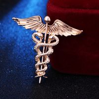 Simple Style Snake Alloy Zinc Plating Men'S Brooches 1 Piece main image 3