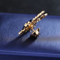 Simple New Style Eagle Crown Wings Shape Inlaid Diamond Alloy Brooch main image 8