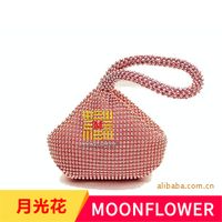 Aluminum Sheet Handbag Female Bag Wrist Small Female Bag sku image 4