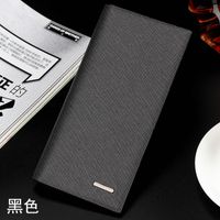 Men's Long Thin Wallet Casual Multi-card Card Holder Leather Brand Korean Wallet Large Capacity sku image 2