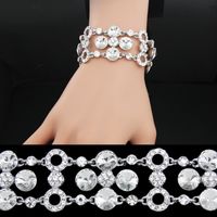 Croix-frontière Mariée Plein De Diamants Bracelet Femmes De Commerce Extérieur Bracelet Européen Et Américain Diamant Bracelet Femmes Bra29 sku image 17