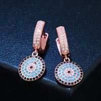 Européen Et Américain Dames De Mode Exagéré Personnalisé Zircon Grand Boucles D'oreilles Tout-match Mode Exquis Pendentif En Gros Erm96 sku image 3