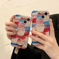 Fashion New Style Color Oil Painting Iphone 13 Silicone Phone Case main image 1