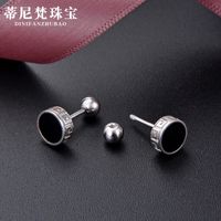 Cross-border Hot Sale Popular S925 Silver Earrings Simple All-match And Sweet Stud Earrings Fresh Girls Fashion Silver Accessories sku image 1