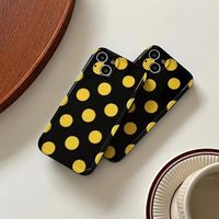 Simple Yellow Polka Dots Pattern Iphone 13 Mobile Phone Case main image 2