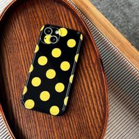 Simple Yellow Polka Dots Pattern Iphone 13 Mobile Phone Case main image 3