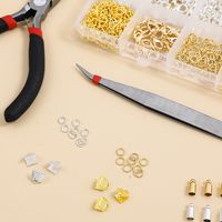 24 Grid Gold And Silver Metal Diy Material Handmade Eardrop Accessory Bag main image 3