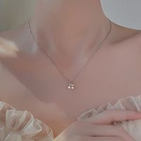 New Style Alloy Imitation Pearl Cherry Pendant Necklace main image 2