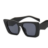 New Simple Retro Geometric Square Frame Multicolor Sunglasses sku image 1