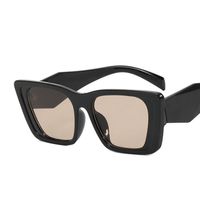 New Simple Retro Geometric Square Frame Multicolor Sunglasses sku image 2