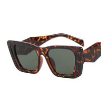 New Simple Retro Geometric Square Frame Multicolor Sunglasses sku image 4