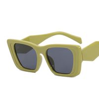 New Simple Retro Geometric Square Frame Multicolor Sunglasses sku image 10