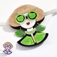 New Style Fashion Cartoon Figure Women Alloy Brooch main image 1