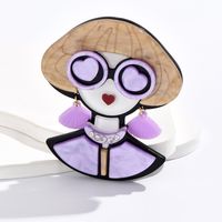 New Style Fashion Cartoon Figure Women Alloy Brooch main image 3