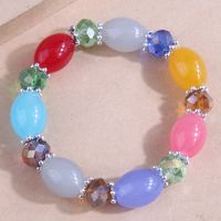 Fashion Sweet Concise Colorful Crystal Resin Bracelet sku image 1