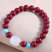 Fashionable Solid Color Simple Lucky Beads Decor Bracelet sku image 1