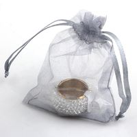 Simple Solid Color Bronzing Drawstring Drecoration Packing Bag main image 1