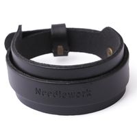 Punk Style Solid Color Men's Leather Belt Style Bracelet main image 3