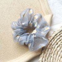 New Fashion Flowers Mesh Scaffolding Wholesale Chrysanthemum Cheap Scrunchies sku image 4