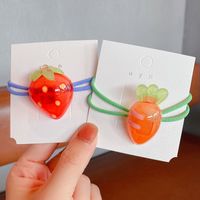 Fashion Cute Children's New Tie-up Strawberry Shaped Hair Rubber Band Hair Accessories main image 1