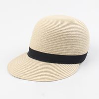 Hat Summer Leisure Wild Straw Hat Korean Fashion Sunshade Equestrian Hat Beach Straw Hat Wholesale Nihaojewelry sku image 2