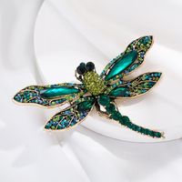 Fashion Cute Diamond Dragonfly Corsage Pin Accessories Alloy Brooch main image 3