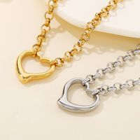 Wholesale Fashion Heart Stainless Steel Jewelry Set main image 3