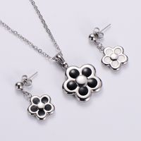 Stainless Steel 18K Gold Plated Simple Style Flower Shell main image 3