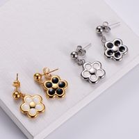 Stainless Steel 18K Gold Plated Simple Style Flower Shell main image 2
